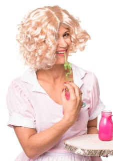 Peruka BETTY blond lata 20. 