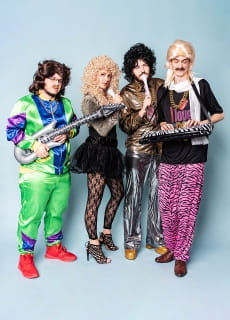 Peruka blond loki CHARLOTTA afro disco