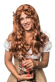 Kasztanowa peruka karnawa�owa HELENA 
