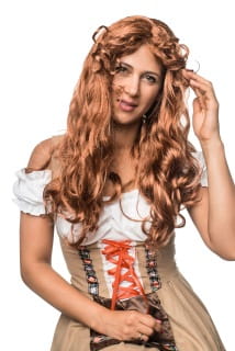 Kasztanowa peruka karnawa�owa HELENA 
