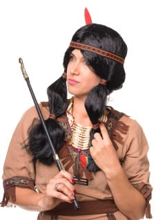 Peruka karnawa�owa INDIANKI peruka dziki zach�d peruka indianka