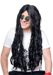 Peruka m�ska RASTA peruka jamajczyka peruka d�ugie w�osy peruka dredy peruka czarna m�ska