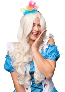 Peruka Damska VIVIENNE Peruka Na Halloween Peruka Na Bal Karnawa�owy Peruka Blond