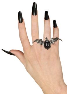 Pier�cie� NIETOPERZ dodatek do stroju na Halloween
