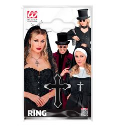 Pier�cie� Z KRZY�EM na Halloween
