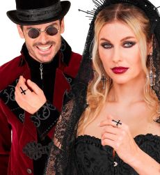 Pier�cie� Z KRZY�EM na Halloween