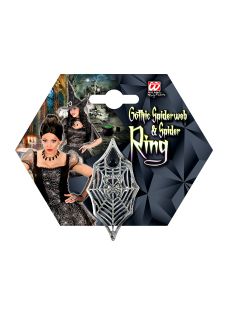 Pier�cionek PAJ�CZYNA dodatek do stroju na Halloween