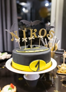 Piker na tort LITERA N z�ota