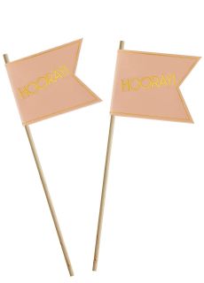Pikery chor�giewki ozdobne HOORAY (10szt.)