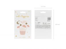 Pikery na babeczki na baby shower BOCIAN (7szt.)