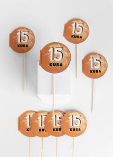 Pikery personalizowane KOSZYK�WKA 10szt.