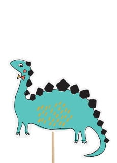 Pikery na babeczki DINOZAURY dekoracje do babeczek (5szt.)
