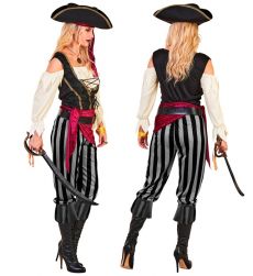 Damski str�j PIRACKI na karnawa� - XS kostium piratki str�j piratki dla doros�ych przebranie piratki