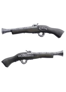 Pistolet piracki 43 cm pistolet plastikowy piracki pistolet pistolet rekwizyt dodatek do stroju bro� piracka