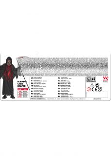 Str�j dzieci�cy na Halloween P�ON�CY �NIWIARZ - 128cm