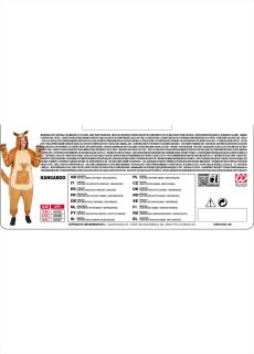 Str�j KANGURA pluszowy kombinezon dla doros�ych - L/XL