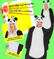 Str�j karnawa�owy PANDA kombinezon - XXL