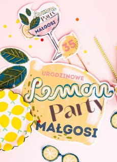 Podkadki papierowe na st LEMON PARTY (6szt.)