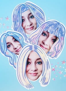 Podk�adki personalizowane na st� MERMAID (8szt.)