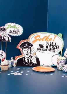 Podk�adki personalizowane na st� POLICJA (6szt.)