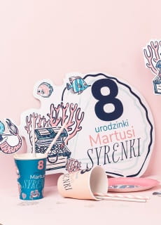 Podk�adki personalizowane SYRENKI (6szt.)