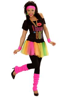 Ocieplacze na nogi DISCO PARTY r�owe dodatki lata 80 akcesoria disco dodatki lata 80 ocieplacze neonowe