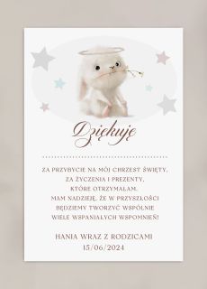 Podzi�kowania dla go�ci NA CHRZEST