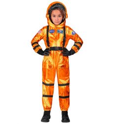 Dzieci�cy str�j ASTRONAUTY pomara�czowy - 116cm