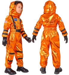 Dzieci�cy str�j ASTRONAUTY pomara�czowy - 158cm