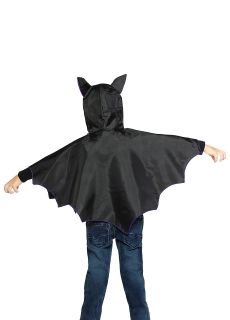 Poncho NIETOPERZ przebranie na Halloween dla dziecka