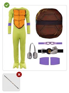 Str�j DONATELLO Wojownicze ��wie Ninja - S