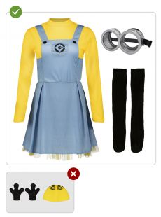 Damskie przebranie MINIONKA Dave - L