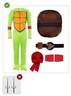 Str�j m�ski WOJOWNICZE �ӣWIE NINJA Raphael - S