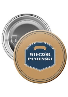 Przypinka na wieczr panieski BROWN