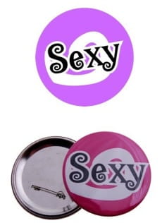 Przypinka na wiecz�r panie�ski SEXY