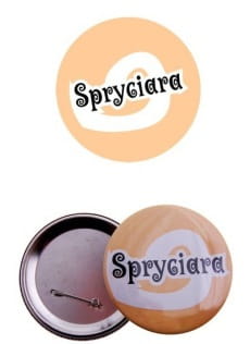 Przypinka na wiecz�r panie�ski SPRYCIARA