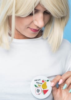 Przypinka TUTTI FRUTTI 7,5cm