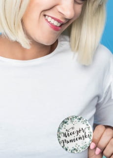 Przypinka na wiecz�r panie�ski LI�CIE 7,5 cm 