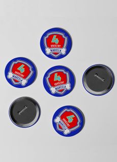 Przypinka na urodziny dziecka URODZINOWY PATROL (12szt.)