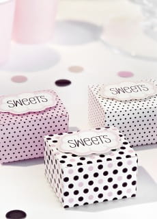Pudeeczka na podzikowania dla goci SWEETS (6szt.)