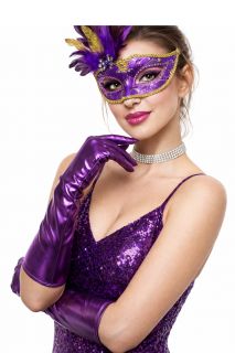 R�kawiczki karnawa�owe GLAM fioletowe