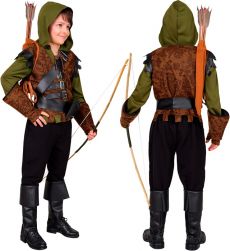 Str�j dzieci�cy ROBIN Z SHERWOOD - 116cm kostium Robin Hood str�j �ucznik str�j fantasy przebranie Robin Hood