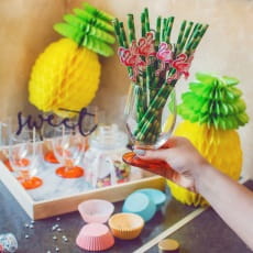 Rozeta papierowa ANANAS owoce dekoracja