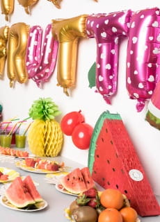 Rozeta papierowa ANANAS owoce dekoracja