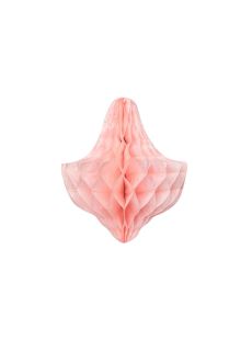 Rozetka papierowa DZWONECZEK �ososiowa 10cm