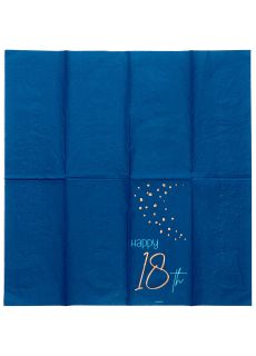 Serwetki 40 URODZINY ELEGANT BLUE (10 szt.)