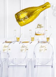 Serwetki HAPPY NEW YEAR bia�e serwetki sylwestrowe (20szt.)