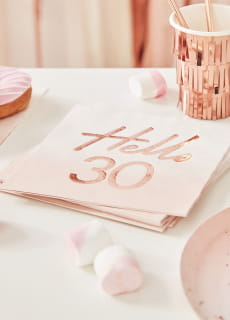 Serwetki na 30 urodziny HELLO (16szt.)