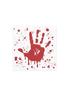 Halloweenowe serwetki KRWAWA D�O�