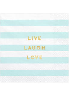 Serwetki LIVE LAUGH LOVE 33cm (20szt.)